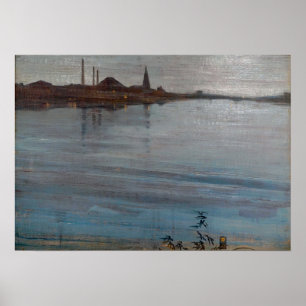 Whistler - In Blue And Silver 1871 Poster