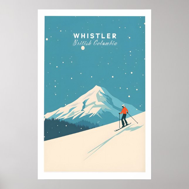 Whistler Ski Poster 1 (Front)