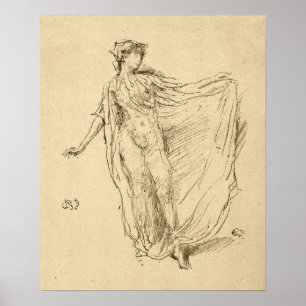 Whistler - The Dancing Girl Poster