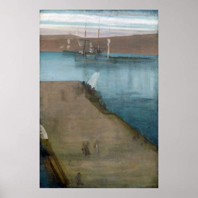 Whistler - Valparaiso Harbour Poster (Front)