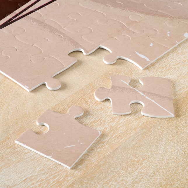 Whistler,Vancouver, British Columbia Ski poster Jigsaw Puzzle (Side)