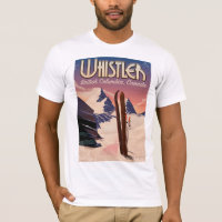 Whistler,Vancouver, British Columbia Ski poster