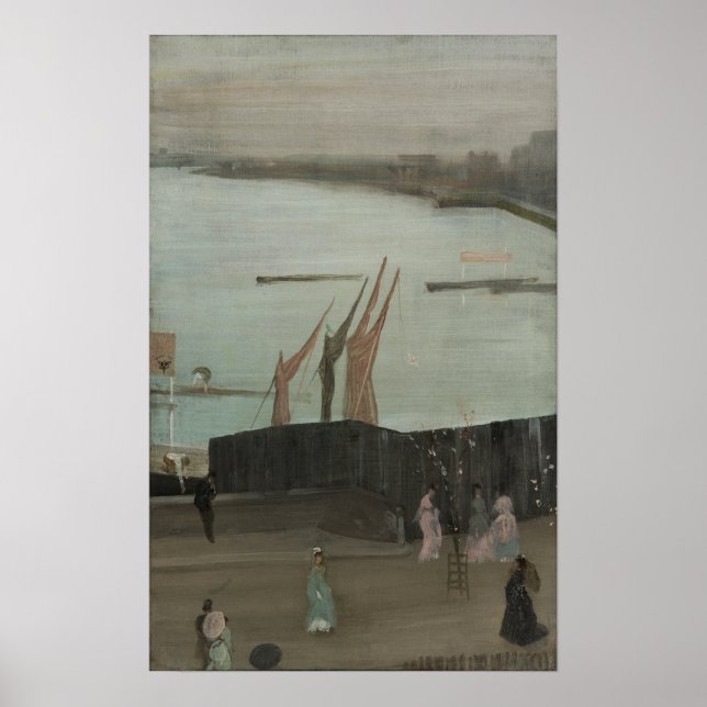 Whistler - Variations In Pink And Grey Chelsea Poster (Front)