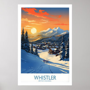 Whistler Wall Art Ski Poster 1