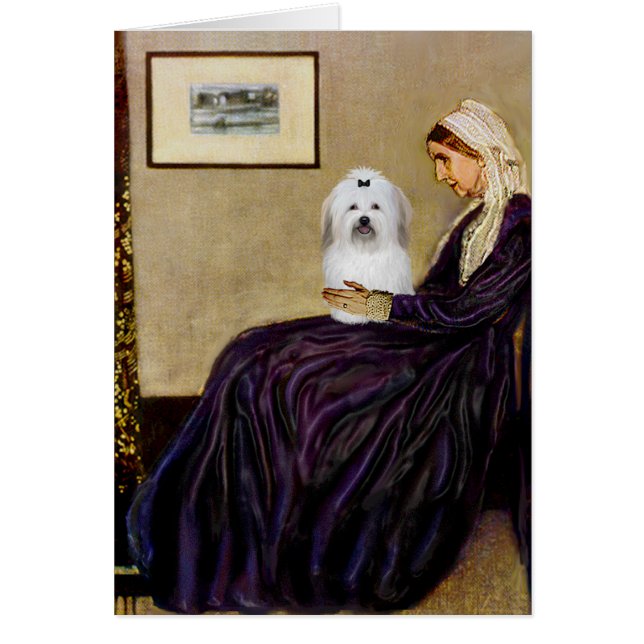 Whistlers Mother - Coton de Tulear 2 (Front)