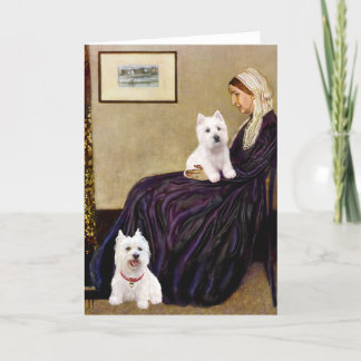 Whistlers Mum - Westies 3 and 11 Card