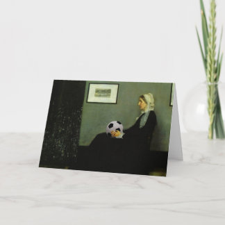 Whistler's Soccer Mum Greeting Card