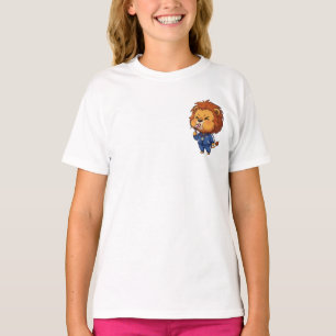 Whistling Coach Lion Chibi Kids T-Shirt