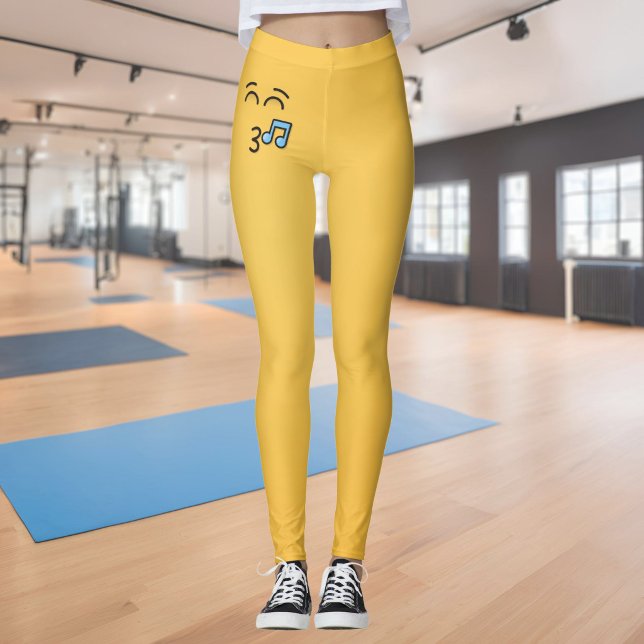 Whistling Face with Smiling Eyes Leggings (Creator Uploaded)