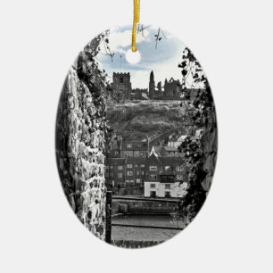 Whitby Abbey Ceramic Tree Decoration