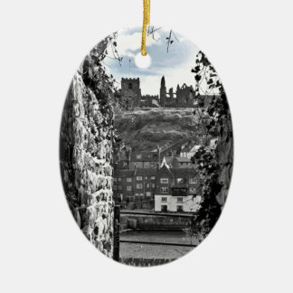 Whitby Abbey Ceramic Tree Decoration