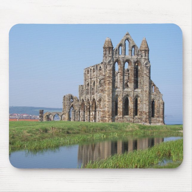 Whitby Abbey Whitby North Yorkshire England Mouse Pad (Front)