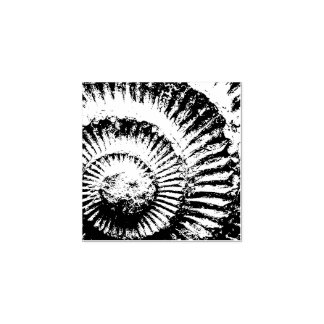 Whitby ammonite rubber stamp