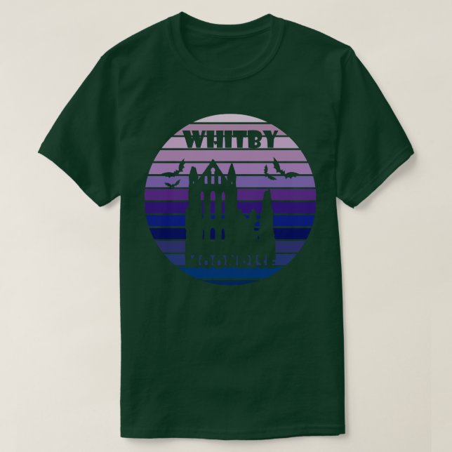 Whitby Moonrise T-Shirt (Design Front)