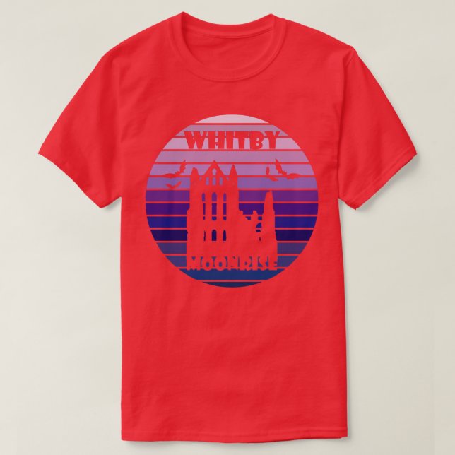 Whitby Moonrise T-Shirt (Design Front)