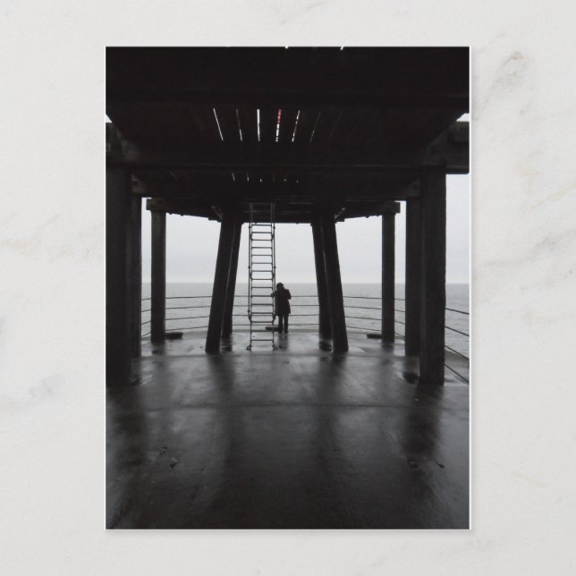 Whitby Pier Postcard (Front)