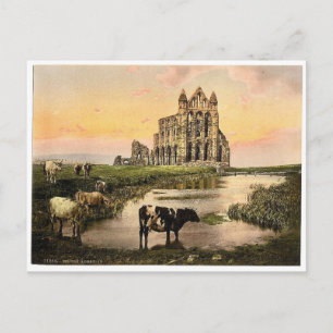 Whitby, the abbey, III., Yorkshire, England rare P Postcard