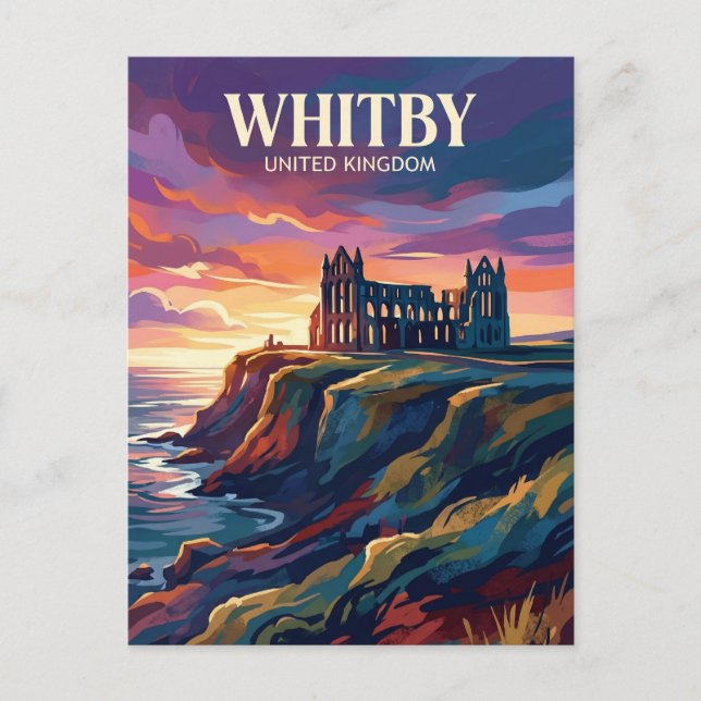 Whitby United Kingdom Postcard (Front)