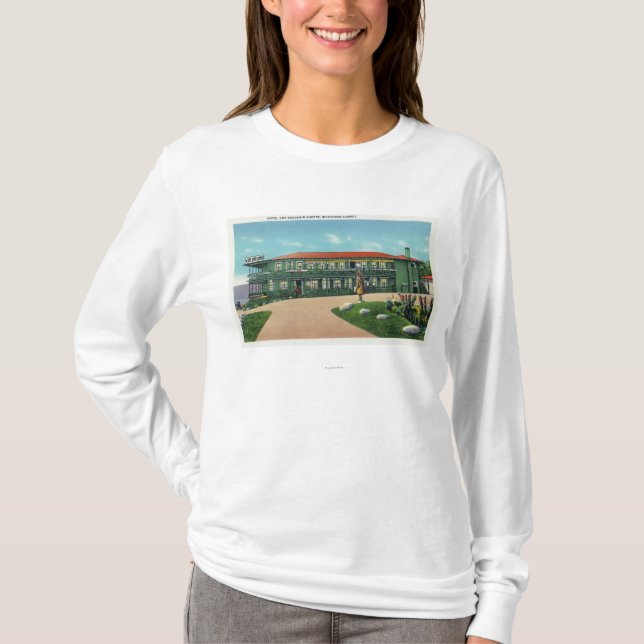 Whitcomb Summit Hotel and Souvenir Shoppe View T-Shirt (Front)
