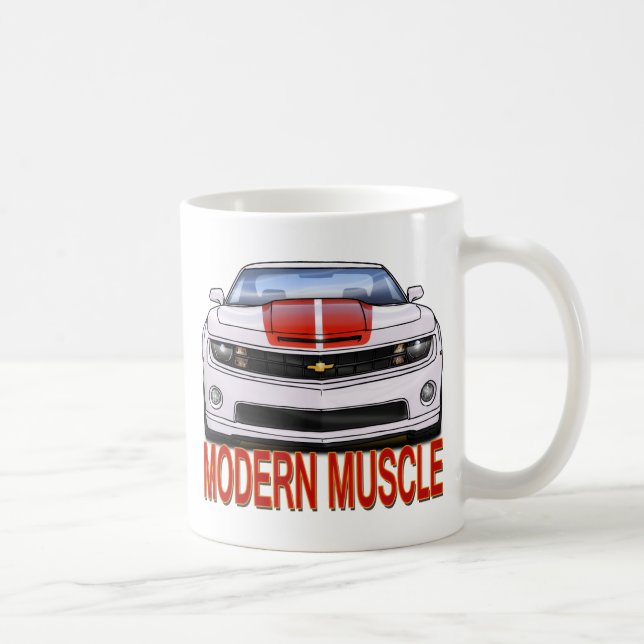 WHITE2_FRONT_CAMARO.png Coffee Mug (Right)