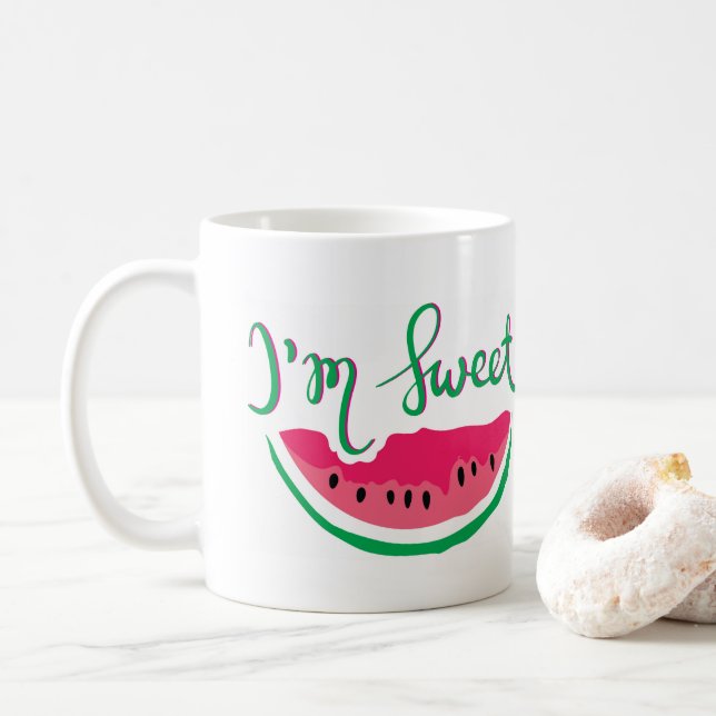 White 11 oz Classic Mug (With Donut)