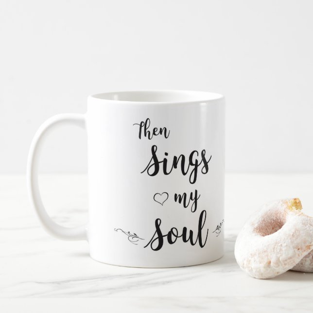 White 11 oz Classic Mug (With Donut)