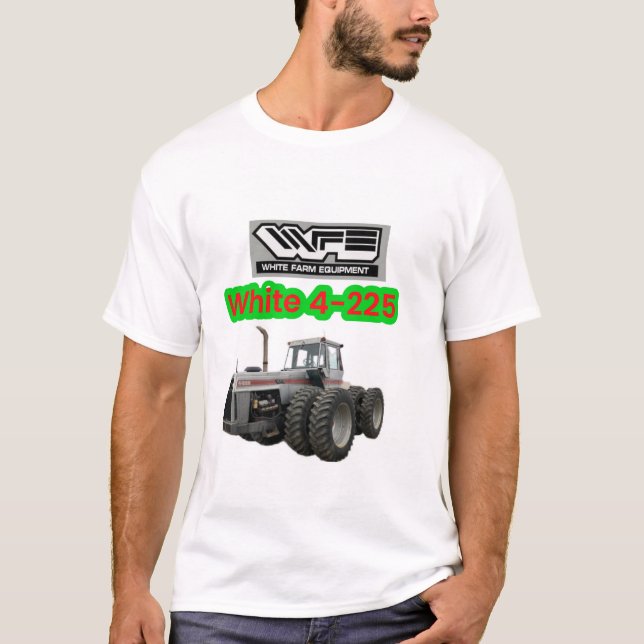 White 4-225  T-Shirt (Front)