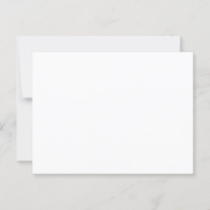 White 5.6" x 4.25" Semi-Gloss Wedding Invitation Postcard