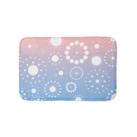 White Abstract Stars & Soft Pink & Blue Background