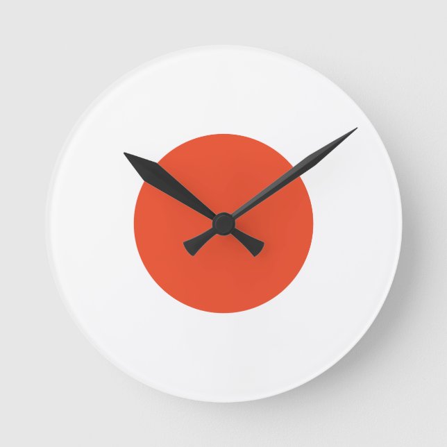 White Acrylic Wall Clock (Front)