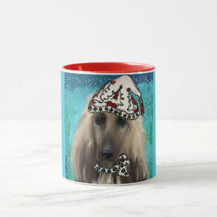 White Afghan Hound Mug