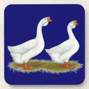 White African Geese Coaster