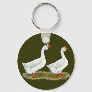 White African Geese Key Ring