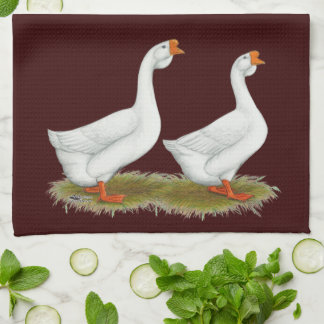 White African Geese Tea Towel
