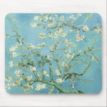White almond blossom by Vincent Van Gogh Mouse Pad<br><div class="desc">White almond blossomagainst a bright blue sky in spring time. Oil on canvas by famous Dutch painter Vincent Van Gogh.</div>
