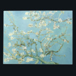 White almond blossom by Vincent Van Gogh Notepad<br><div class="desc">White almond blossomagainst a bright blue sky in spring time. Oil on canvas by famous Dutch painter Vincent Van Gogh.</div>
