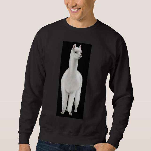 White Alpaca Sweatshirt (Front)