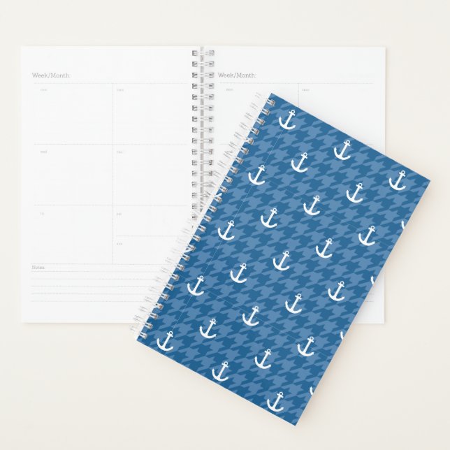 White Anchor Pattern Planner (Display)