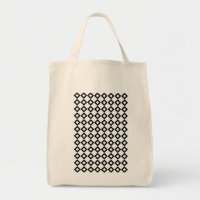 White and Black Diamond Pattern