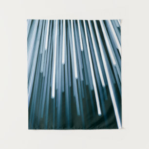 White and black digital tapestry