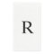 White and Black Monogrammed Minimalist