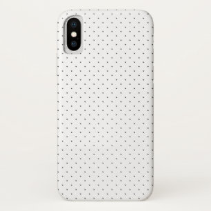 White and Black Polka Dots Pattern Case-Mate iPhone Case