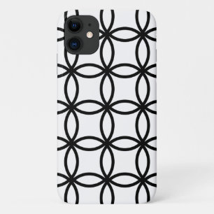 White and Black Rings Case-Mate iPhone Case