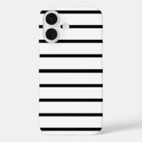 White and Black Stripes Design