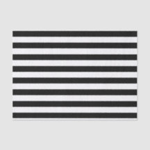 White and Black Stripes tissue paper