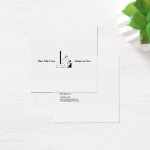 White and Black Text Simple Cleaning Services 