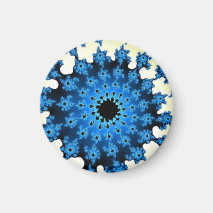 White and Blue Eye Magnet