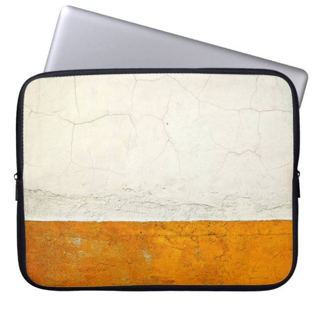 WHITE AND BROWN SURFACE LAPTOP SLEEVE (Front)