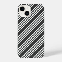 White and charcoal five stripes pattern