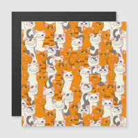 White and ginger cats pattern green eyes blue eyes